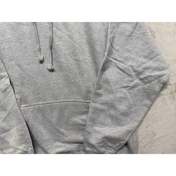 SkyBlue Grey Hoodie Mens Large - Picture 6 of 16